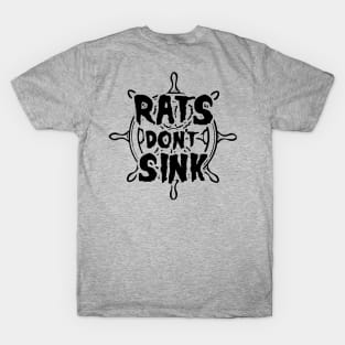 Rats Don't Sink - Helm logo T-Shirt